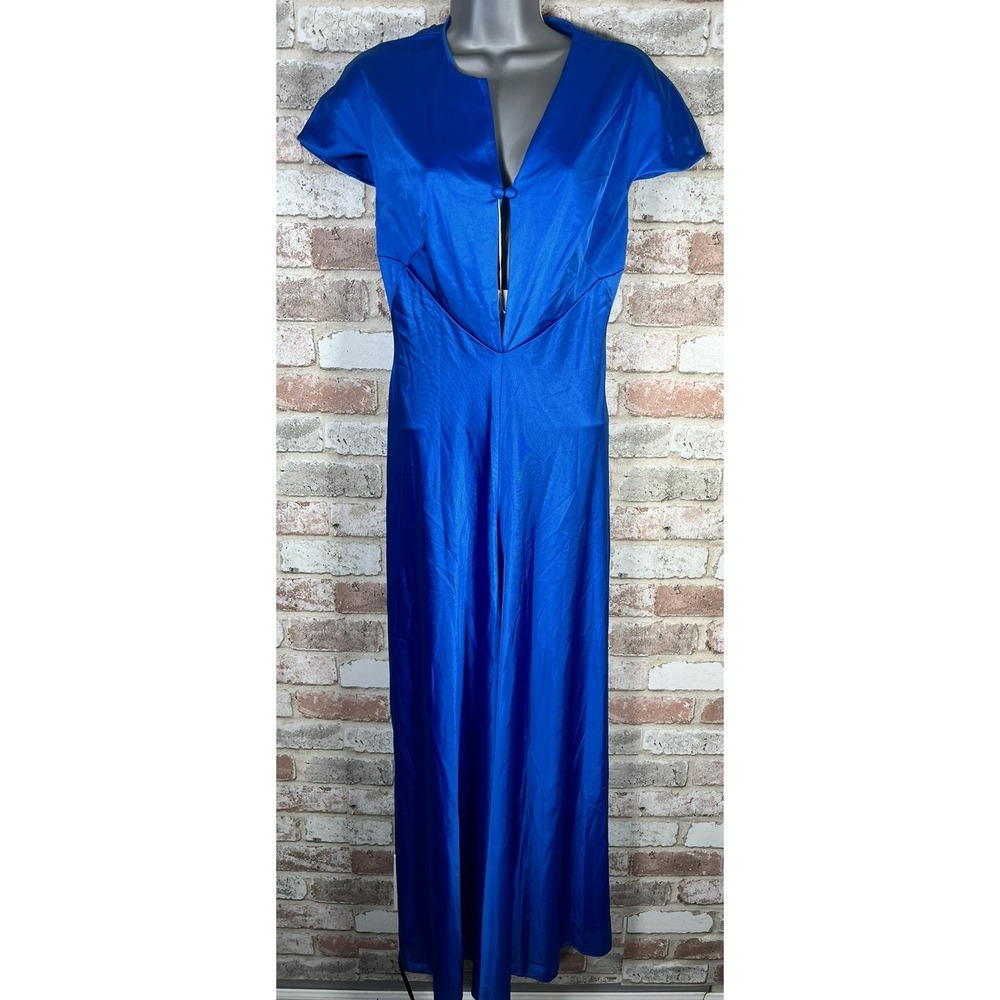 Vintage Vanity Fair Blue Sz 32 Intimate Wide Leg Jumper NWT 1970's